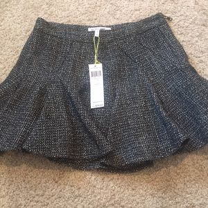 BCBG black-silver skirt